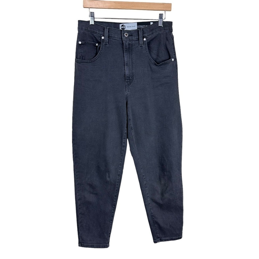 Levi's Silver Tab High-Waist Faded Black Mom Jeans